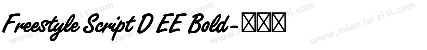 Freestyle Script D EE Bold字体转换